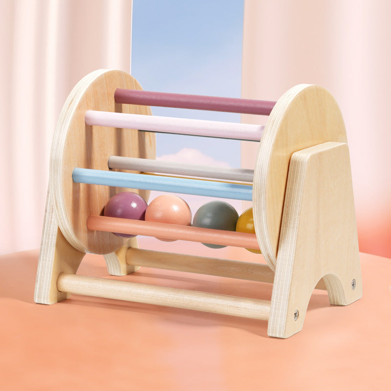 Tambour rotatif en bois pour bébé