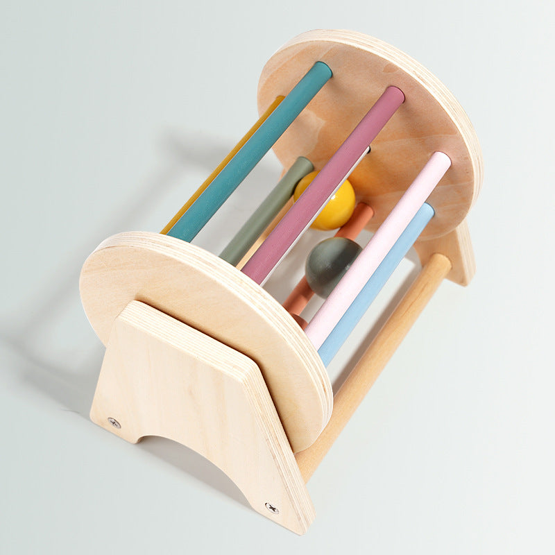 Tambour rotatif en bois pour bébé